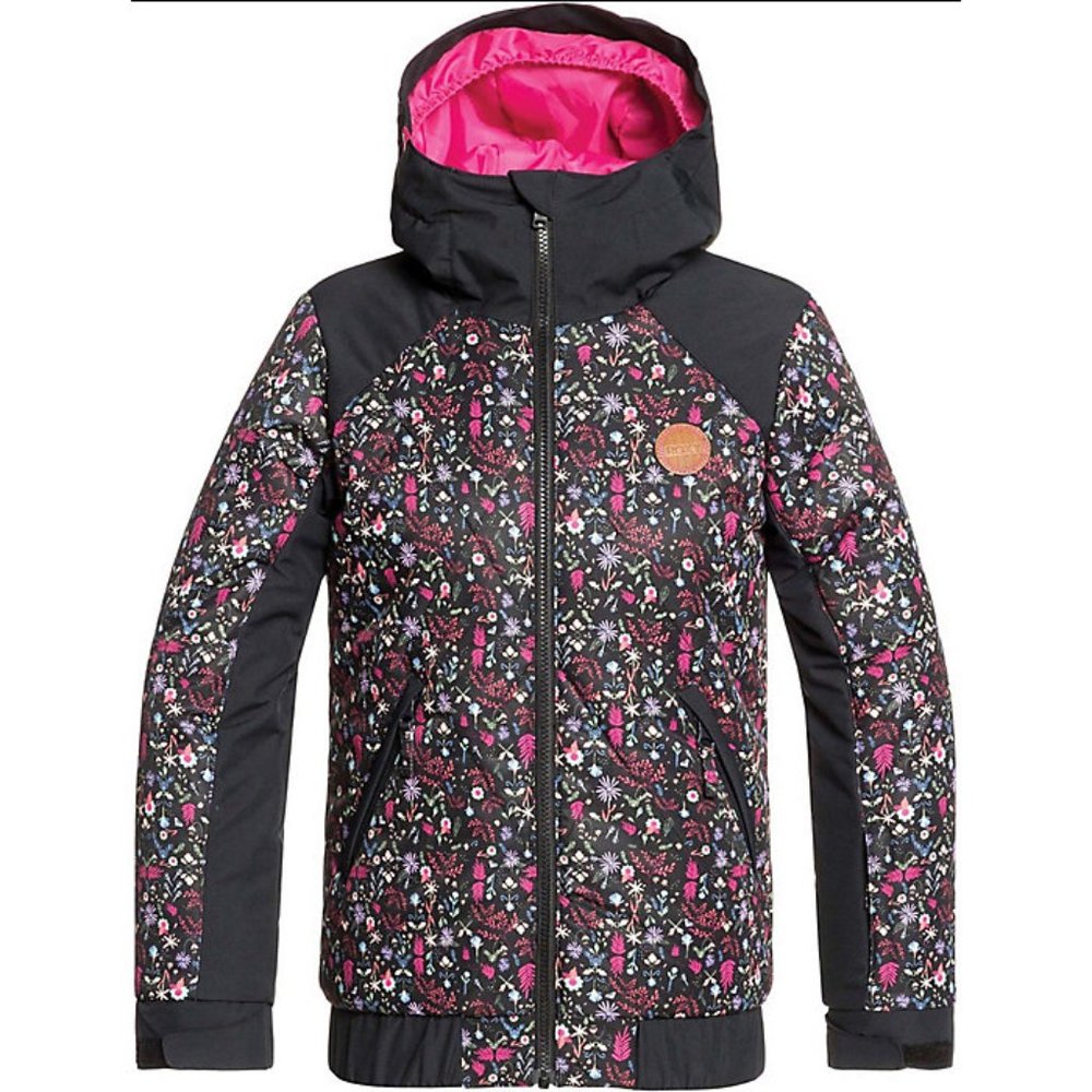 NEW WITHOUT TAGS- ROXY LOWLAND SNOWBOARD JACKET - GIRLS SZ 10/M